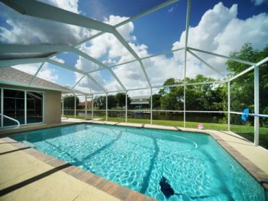 Private Caged Pool